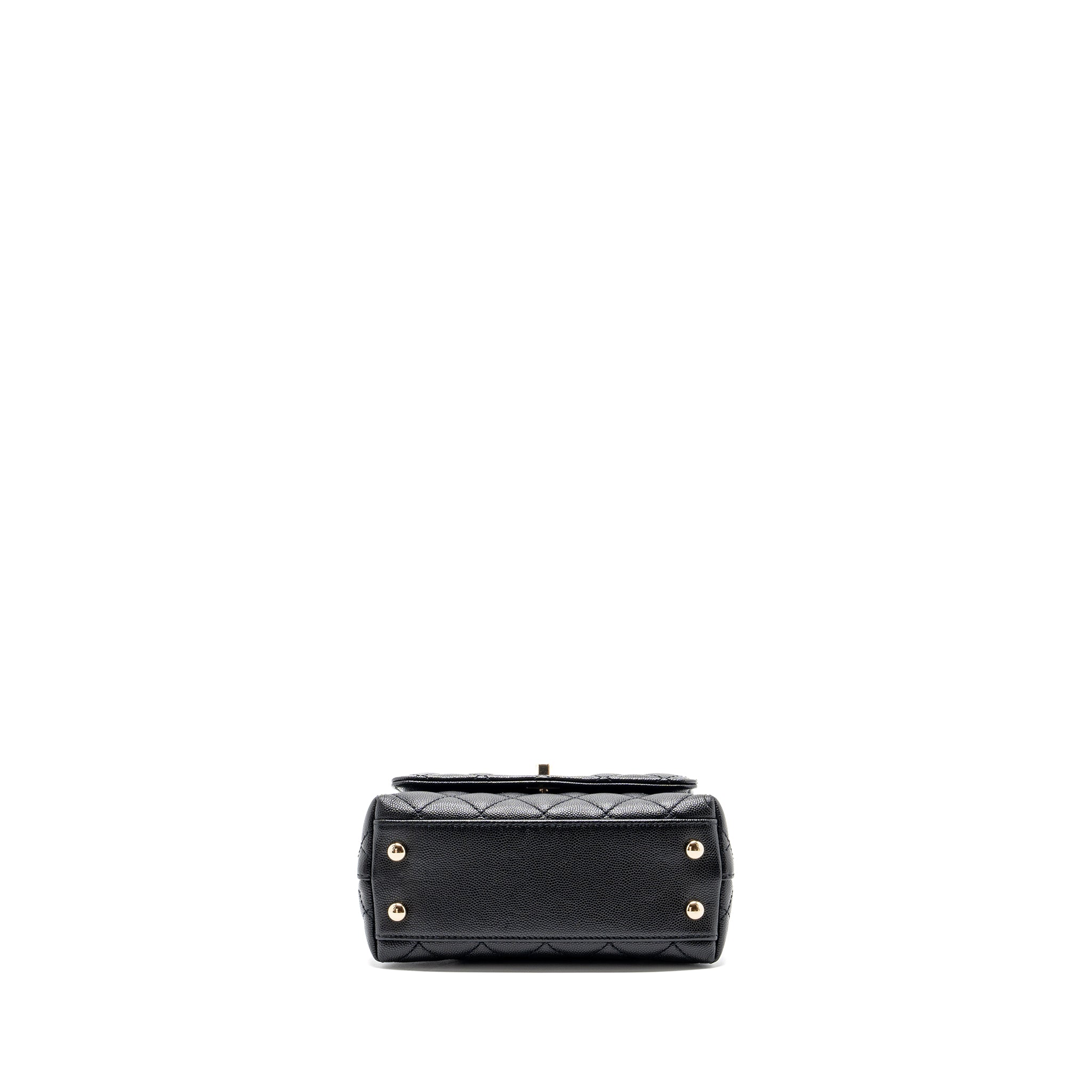 Chanel Coco Handle Extra  Mini Caviar Black L(Microchip)