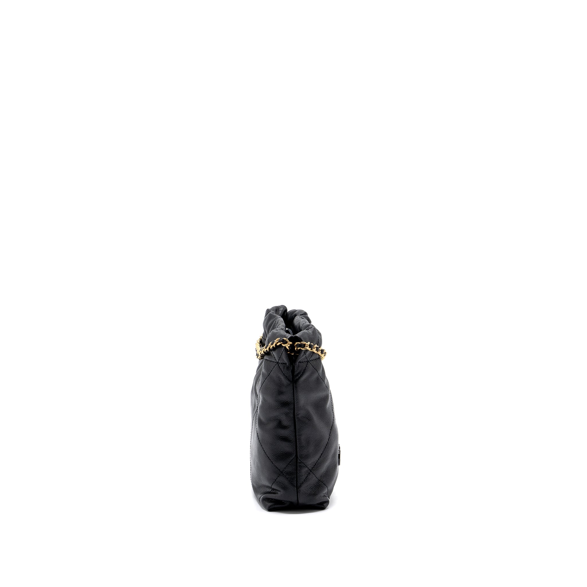 Chanel mini 22 bag caviar black  (microchip)