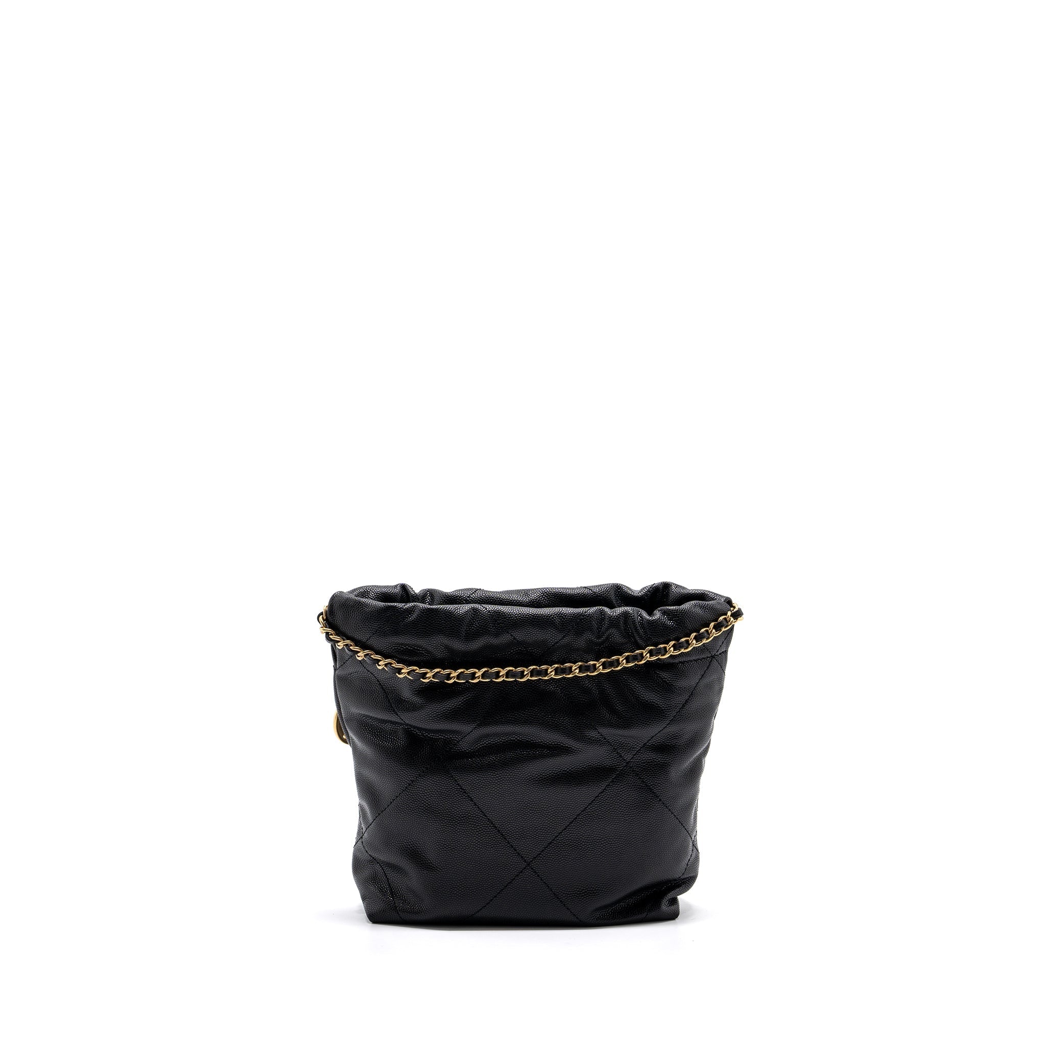 Chanel mini 22 bag caviar black  (microchip)