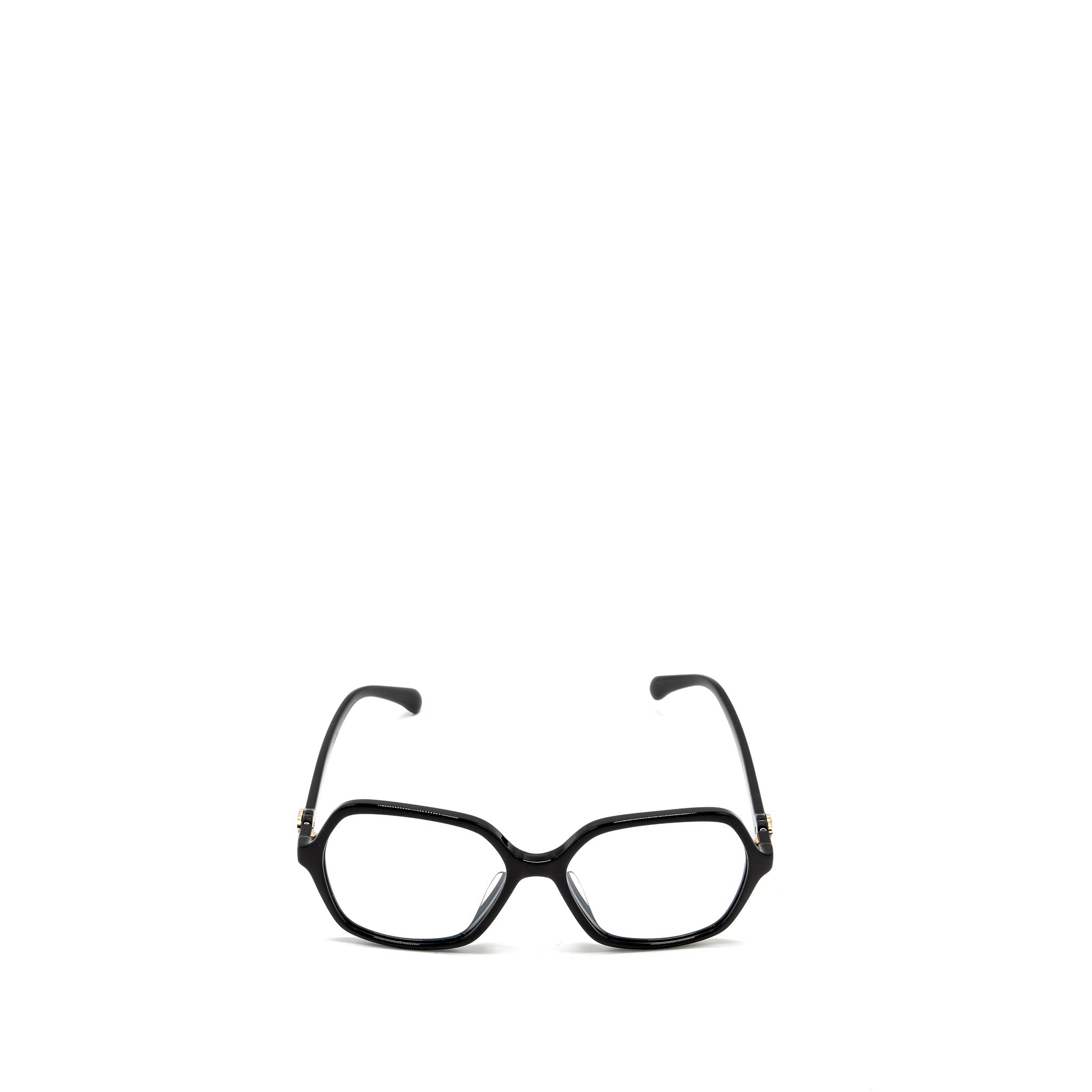 Chanel 3421 Square Glasses CC Logo with Crystal Black L