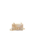 Chanel 22C mini Rectangular Flap Bag Goatskin Ombré Beige Brushed  (microchip)