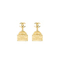 Chanel CC Logo Rue Cambo Drop Earring