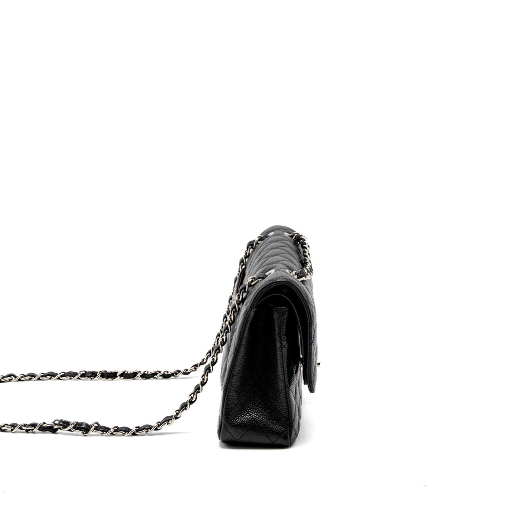 Chanel Medium Classic Double Flap Bag Caviar Black