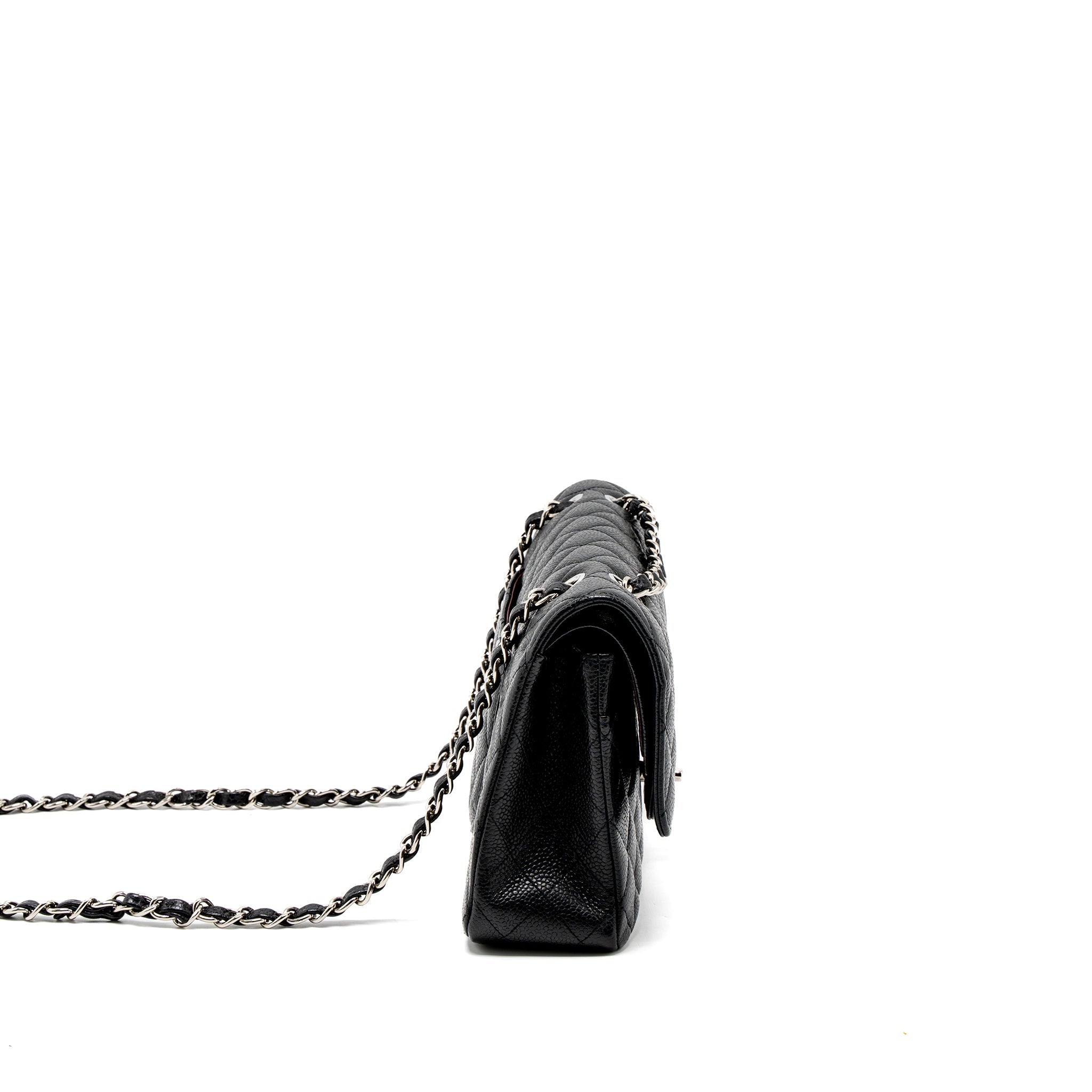 Chanel Medium Classic Double Flap Bag Caviar Black
