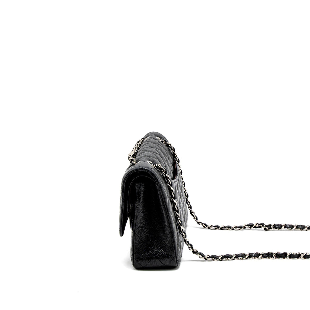 Chanel Medium Classic Double Flap Bag Caviar Black
