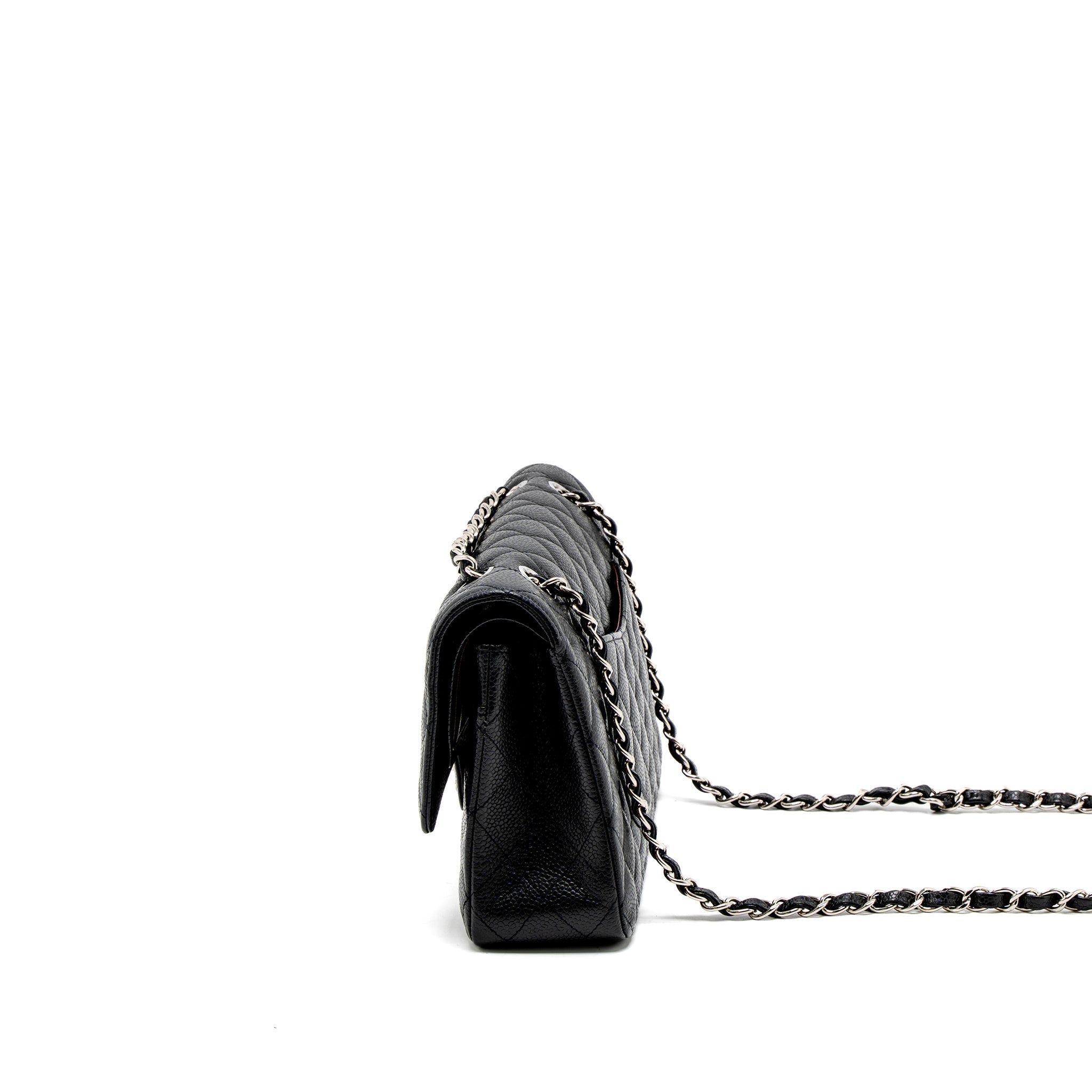 Chanel Medium Classic Double Flap Bag Caviar Black