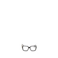 Chanel 5408-A Square Glasses Frame Letter Black