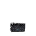 Chanel medium classic double flap bag Caviar Black