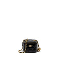 Chanel Pearl Crush Mini Vanity Case Lambskin Black