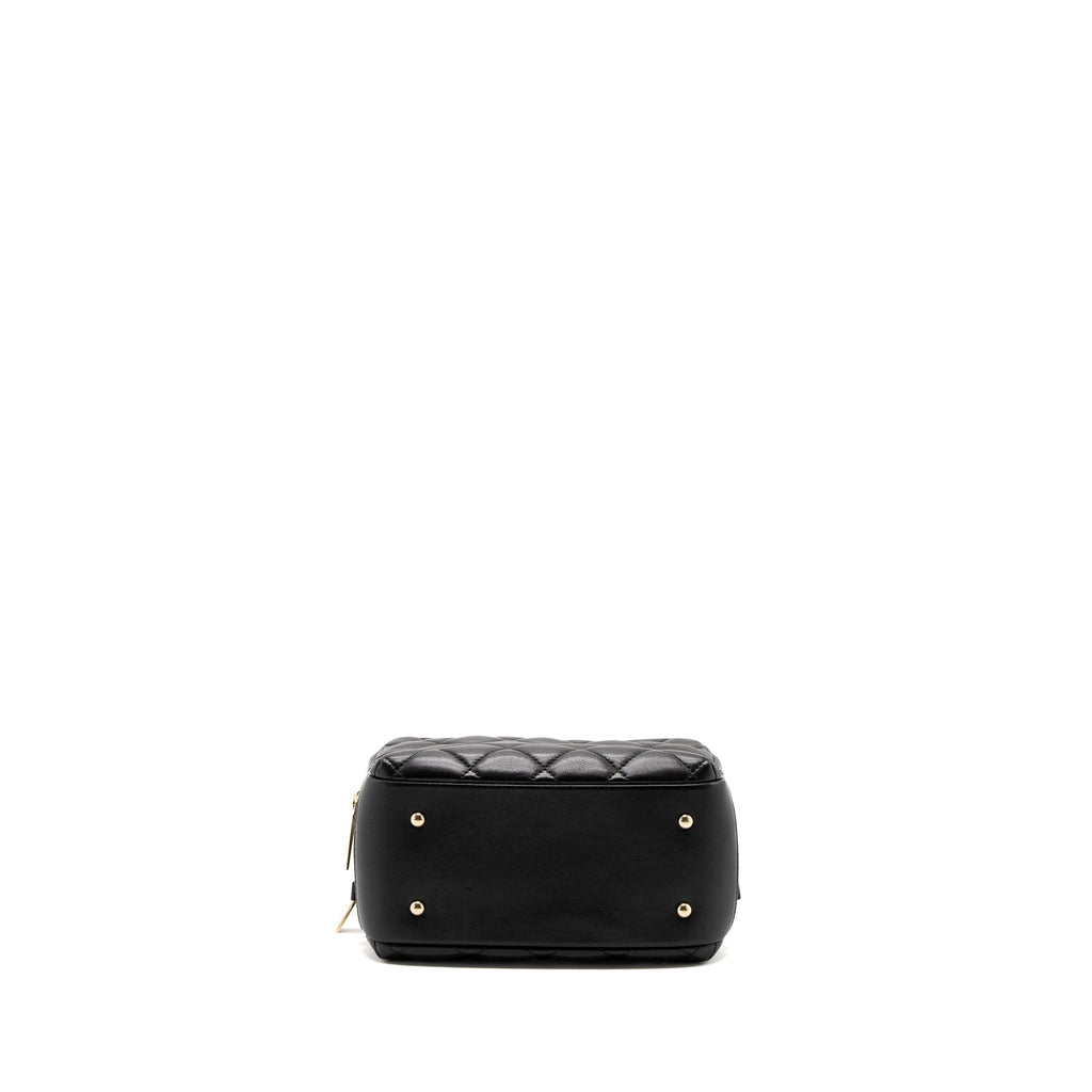 Chanel Trendy CC Top Handle Vanity Bag Lambskin Black