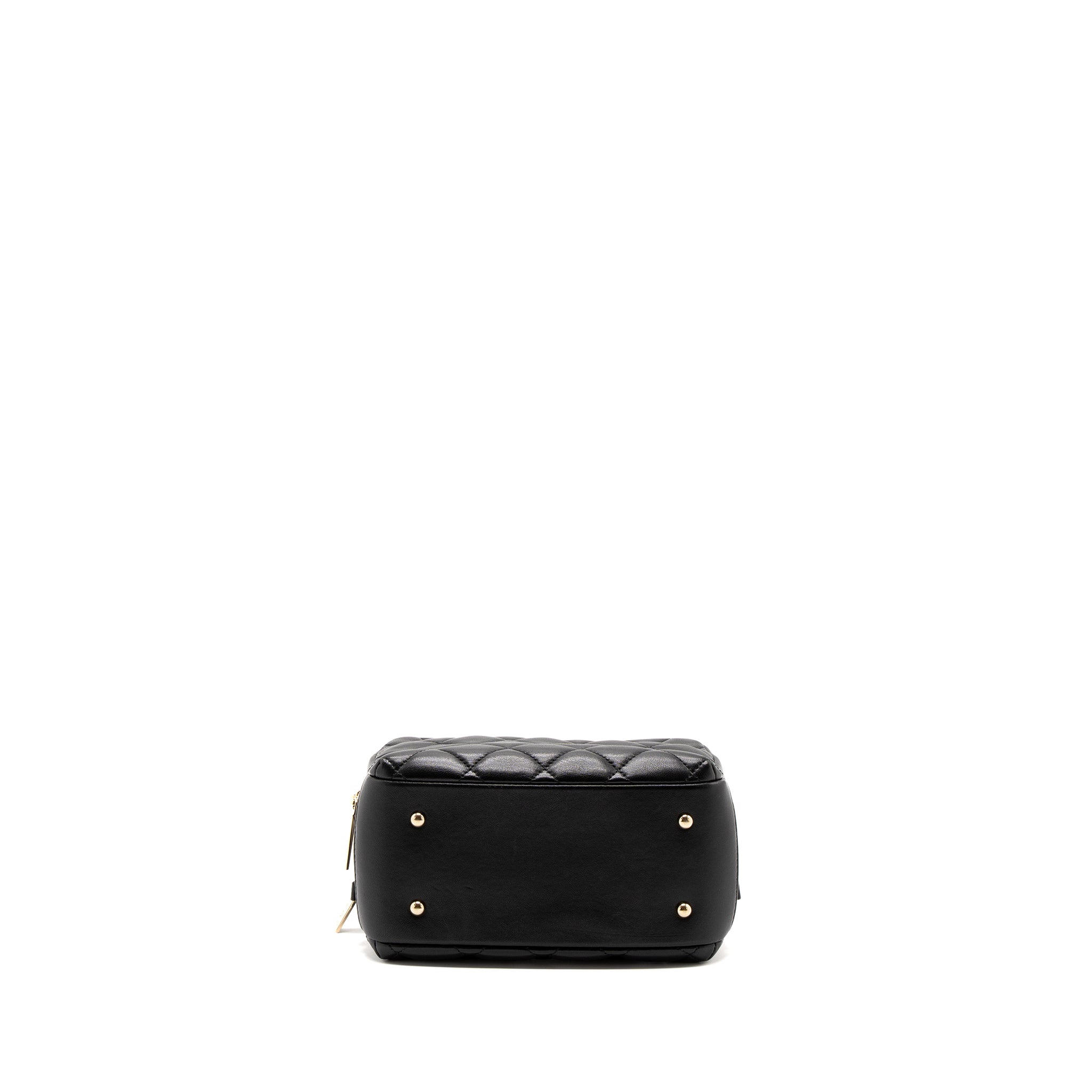 Chanel Trendy CC Top Handle Vanity Bag Lambskin Black