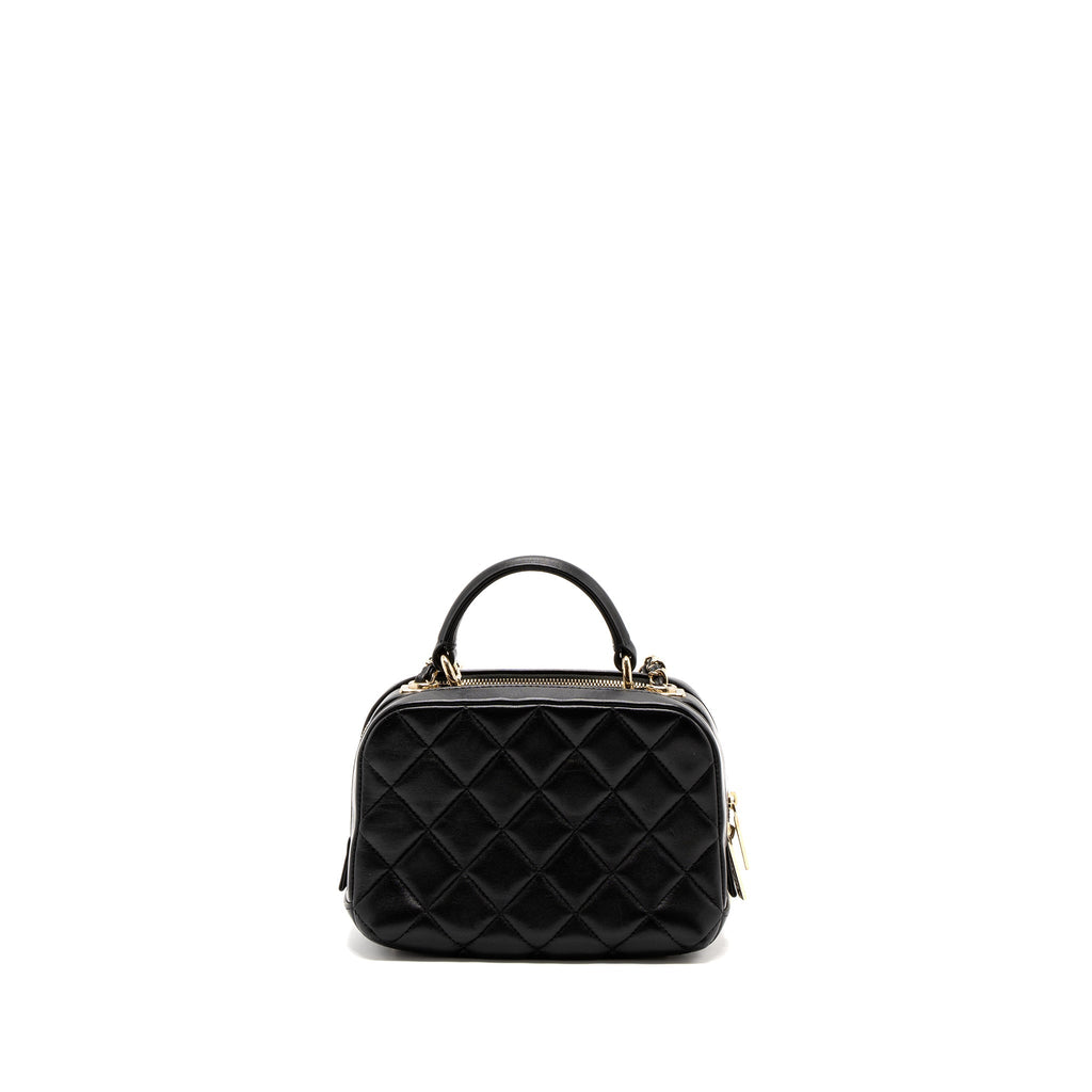 Chanel Trendy CC Top Handle Vanity Bag Lambskin Black