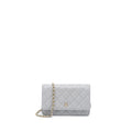 Chanel Classic Wallet on Chain Caviar Light Grey L (Microchip)