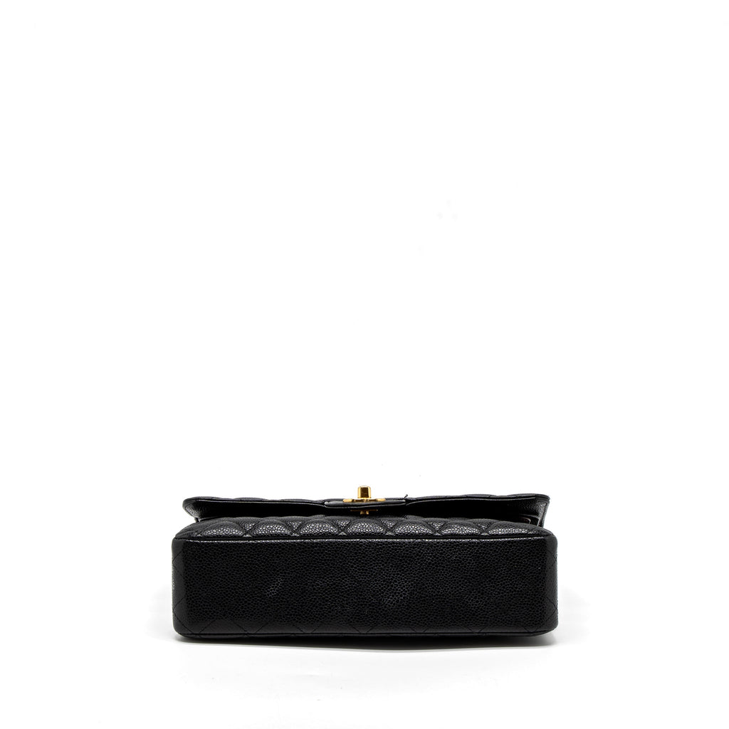 Chanel Medium Classic Double Flap Bag Caviar Black