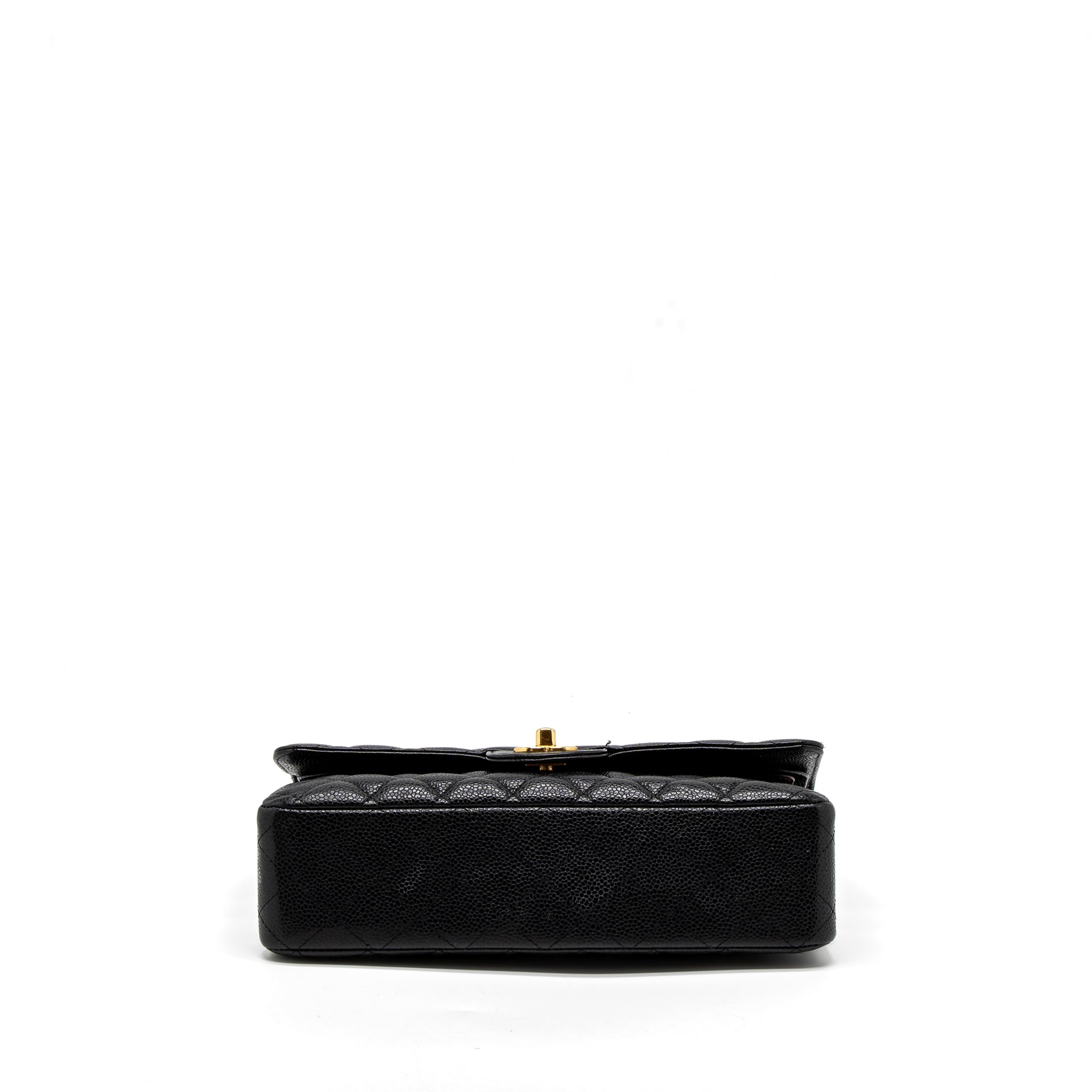 Chanel Medium Classic Double Flap Bag Caviar Black