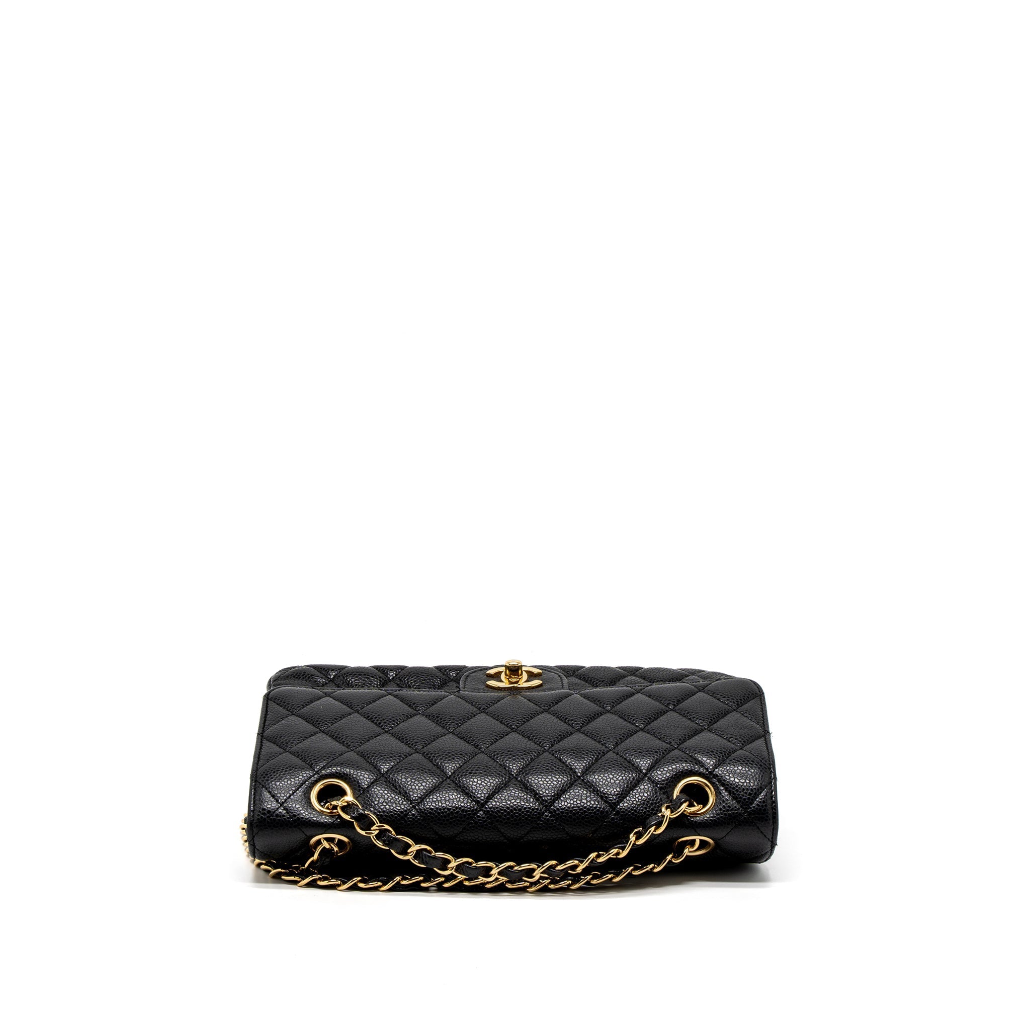 Chanel Medium Classic Double Flap Bag Caviar Black