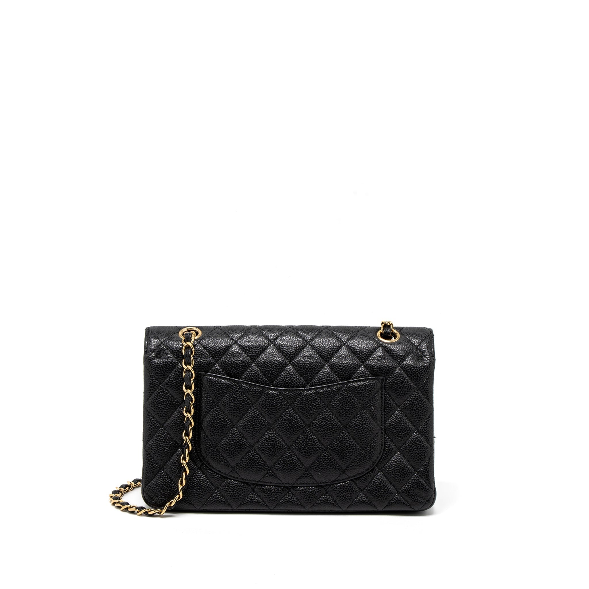 Chanel Medium Classic Double Flap Bag Caviar Black