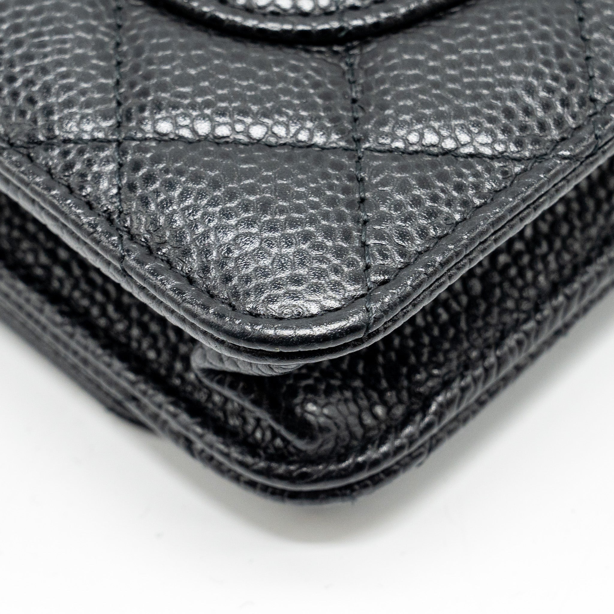 Chanel Classic Wallet On Chain Caviar Black