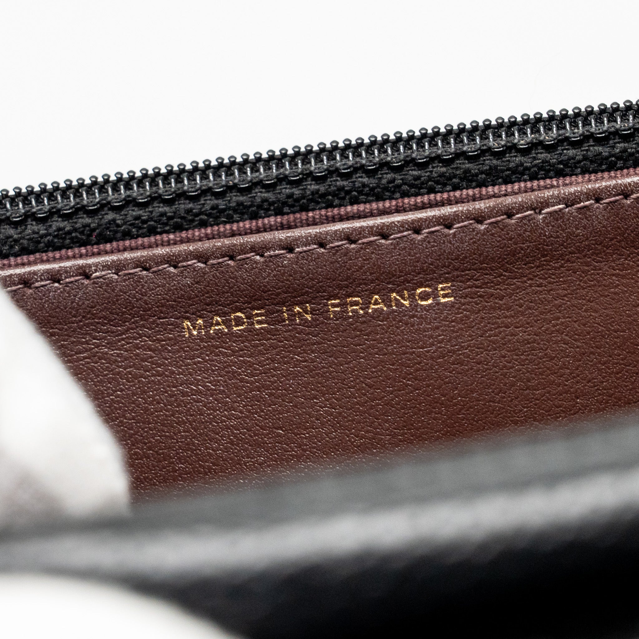 Chanel Classic wallet on chain caviar Black