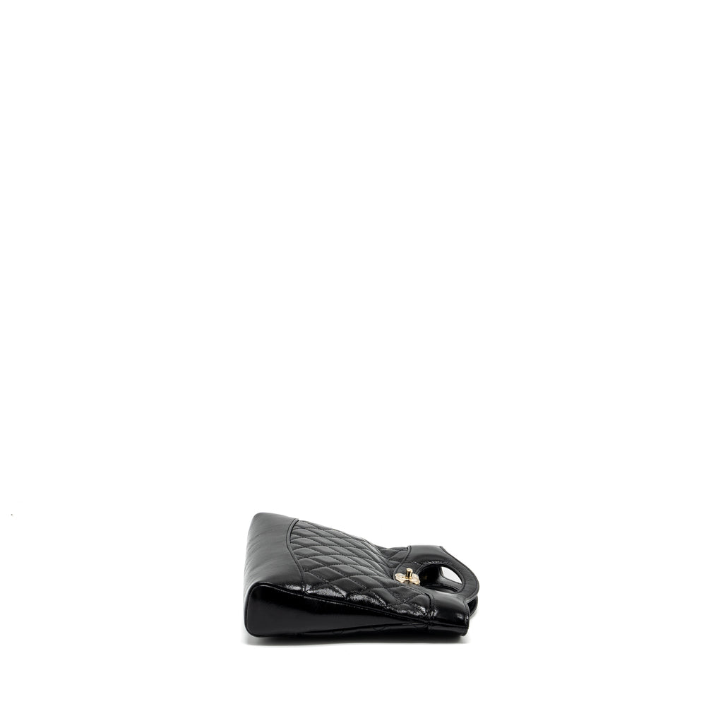 Chanel 24S Mini 31 Bag shiny Lambskin black  (microchip)