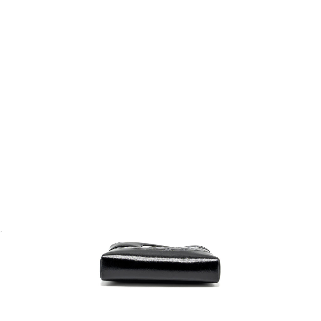Chanel 24S Mini 31 Bag shiny Lambskin black  (microchip)