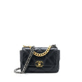 Chanel Small 19 Bag Goatskin Black