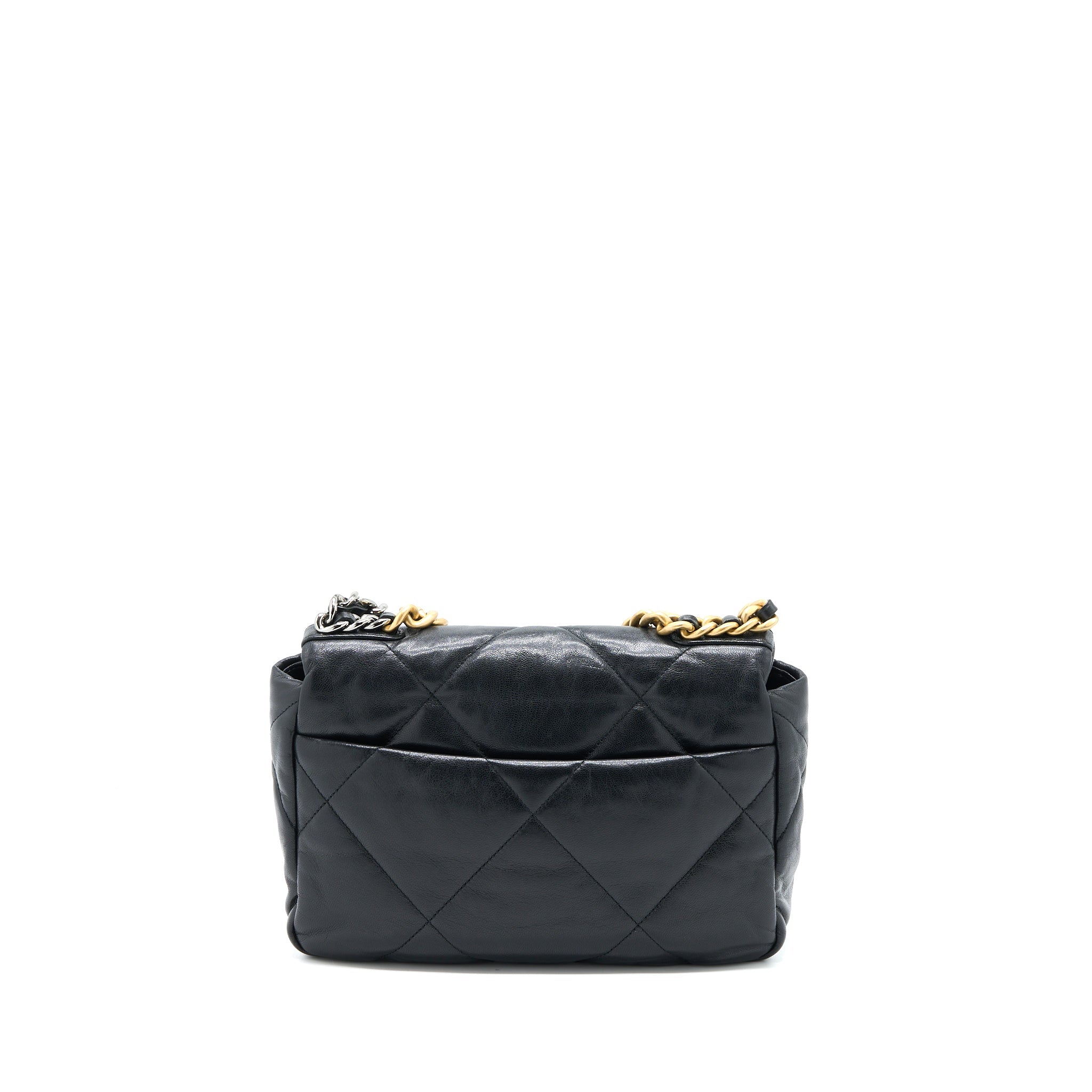 Chanel Small 19 Bag Goatskin Black