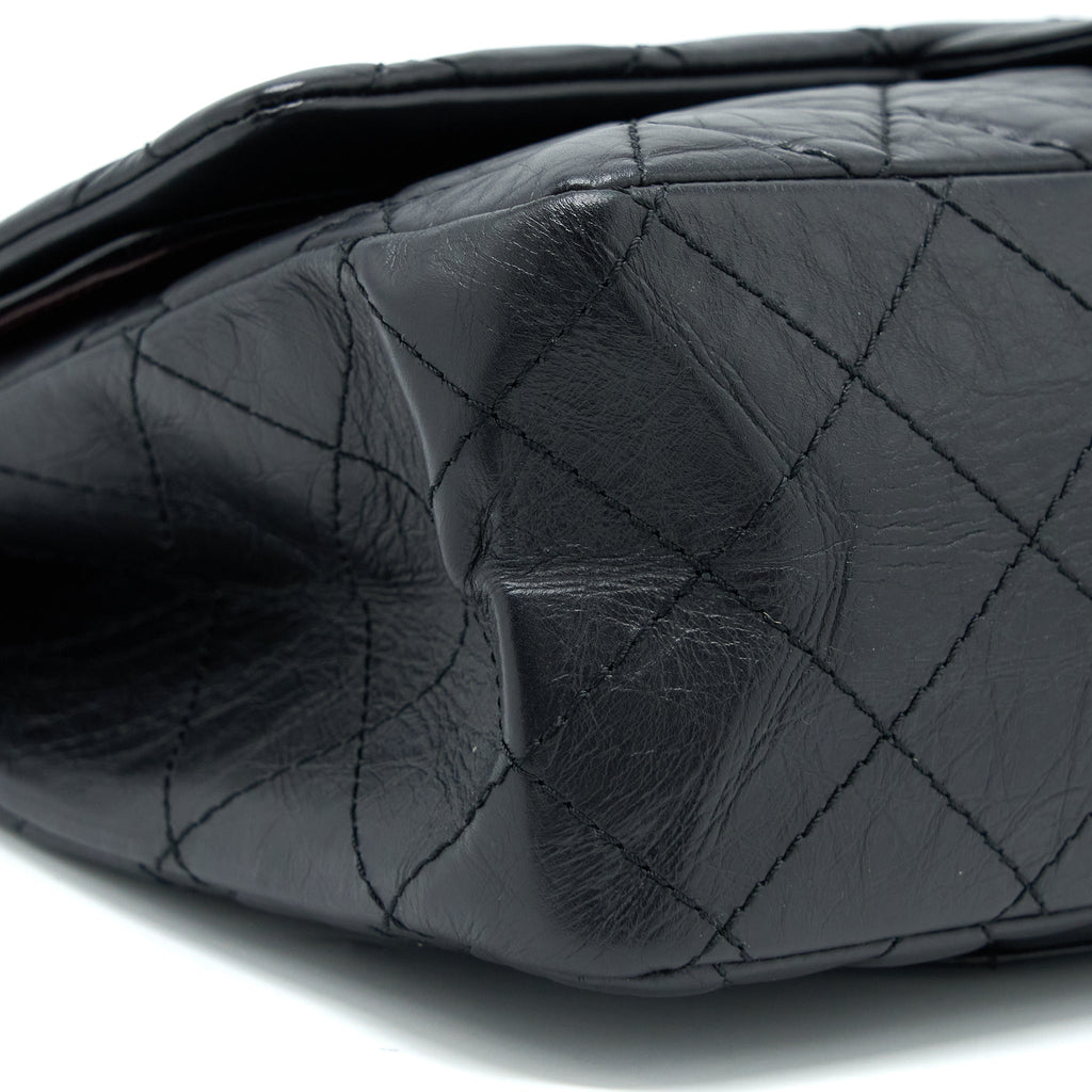 Chanel 2.55 Reissue 227 Aged Calfskin Black Ruthenium