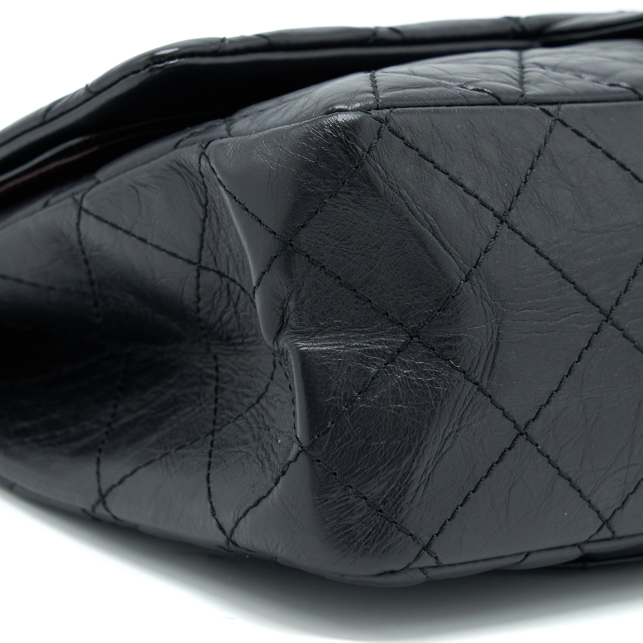 Chanel 2.55 Reissue 227 Aged Calfskin Black Ruthenium