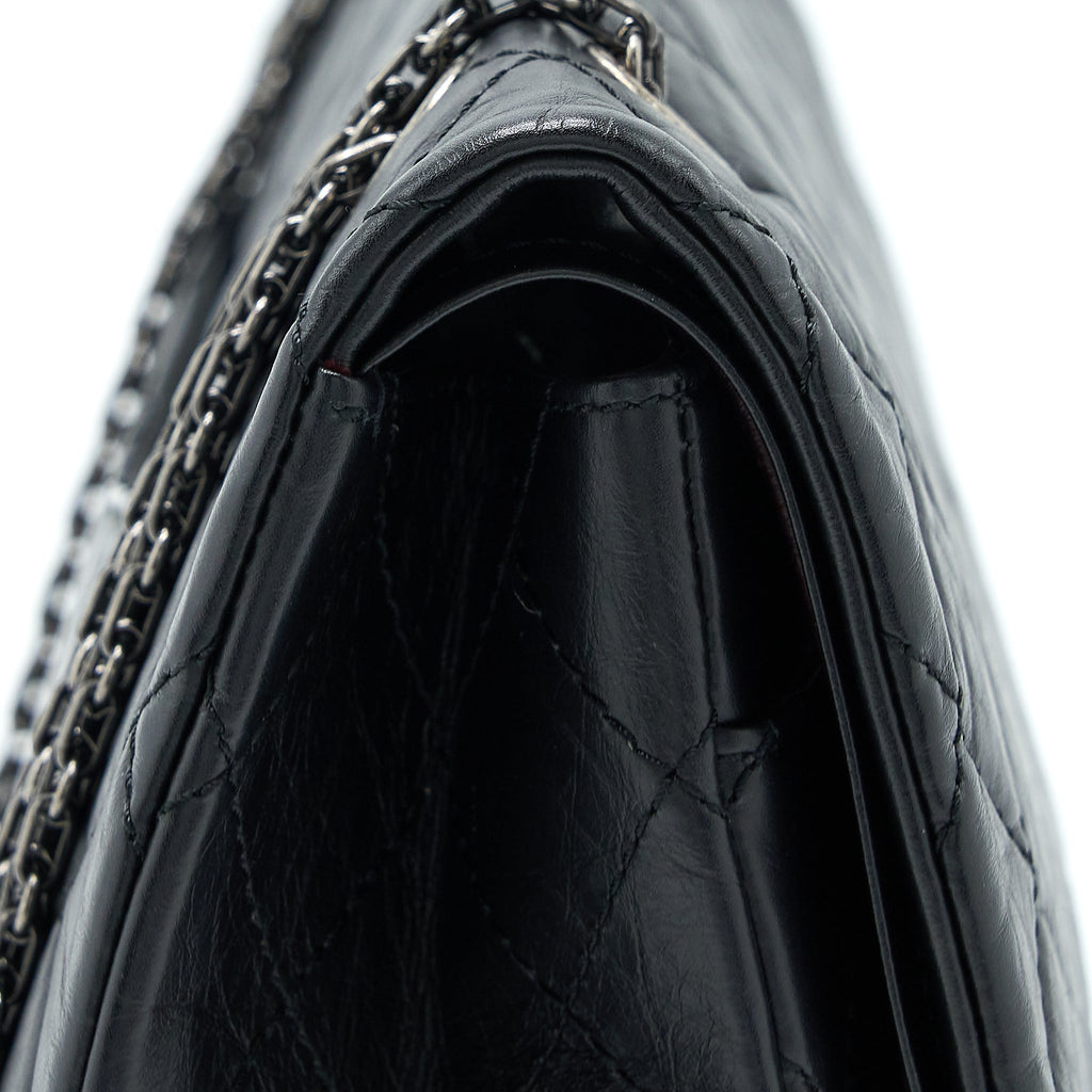Chanel 2.55 Reissue 227 Aged Calfskin Black Ruthenium
