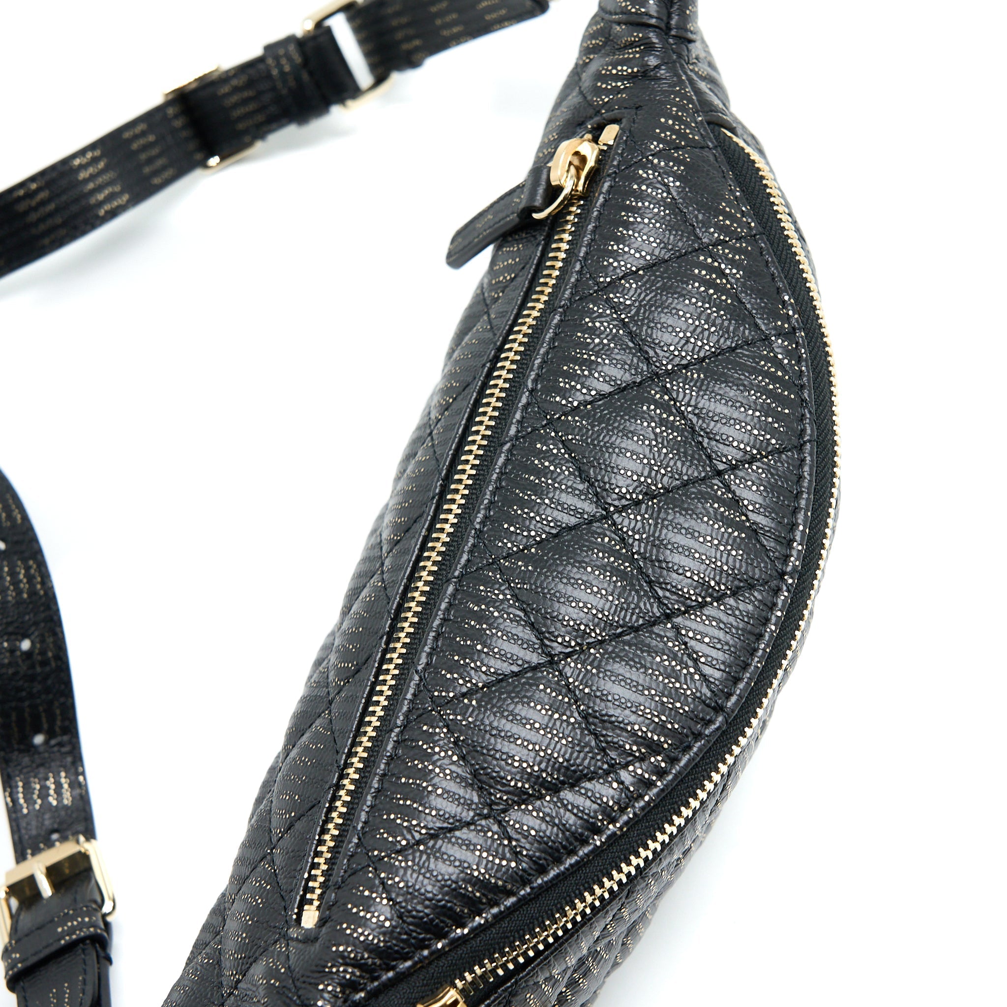 Chanel Seasonal Waist Bag Calfskin Black/Gold