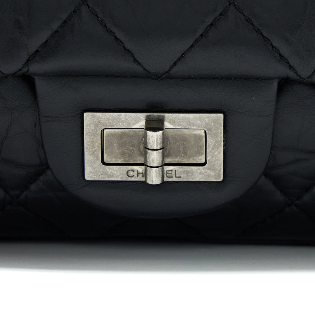 Chanel 2.55 Reissue 227 Aged Calfskin Black Ruthenium