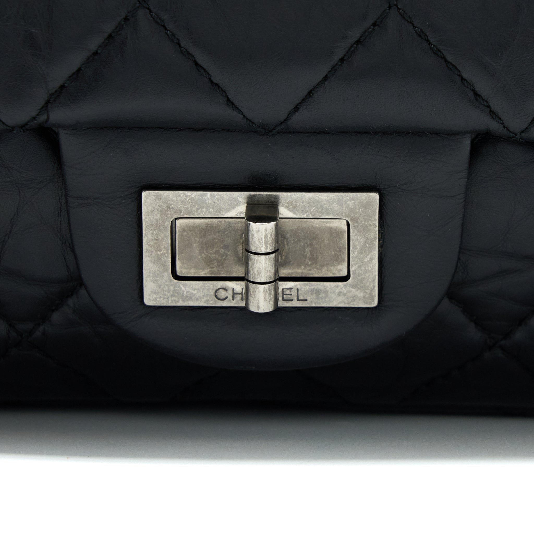 Chanel 2.55 Reissue 227 Aged Calfskin Black Ruthenium