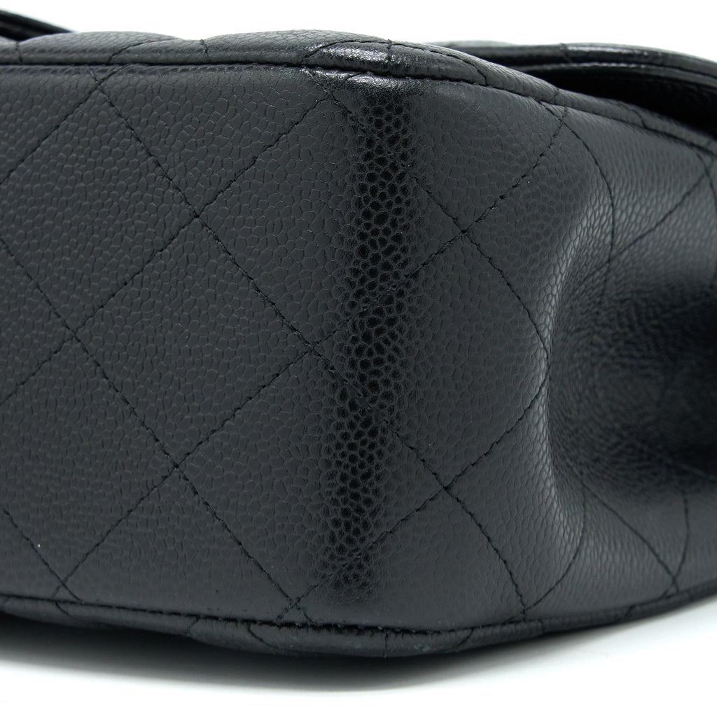 Chanel Classic Jumbo Double Flap Bag Caviar Black