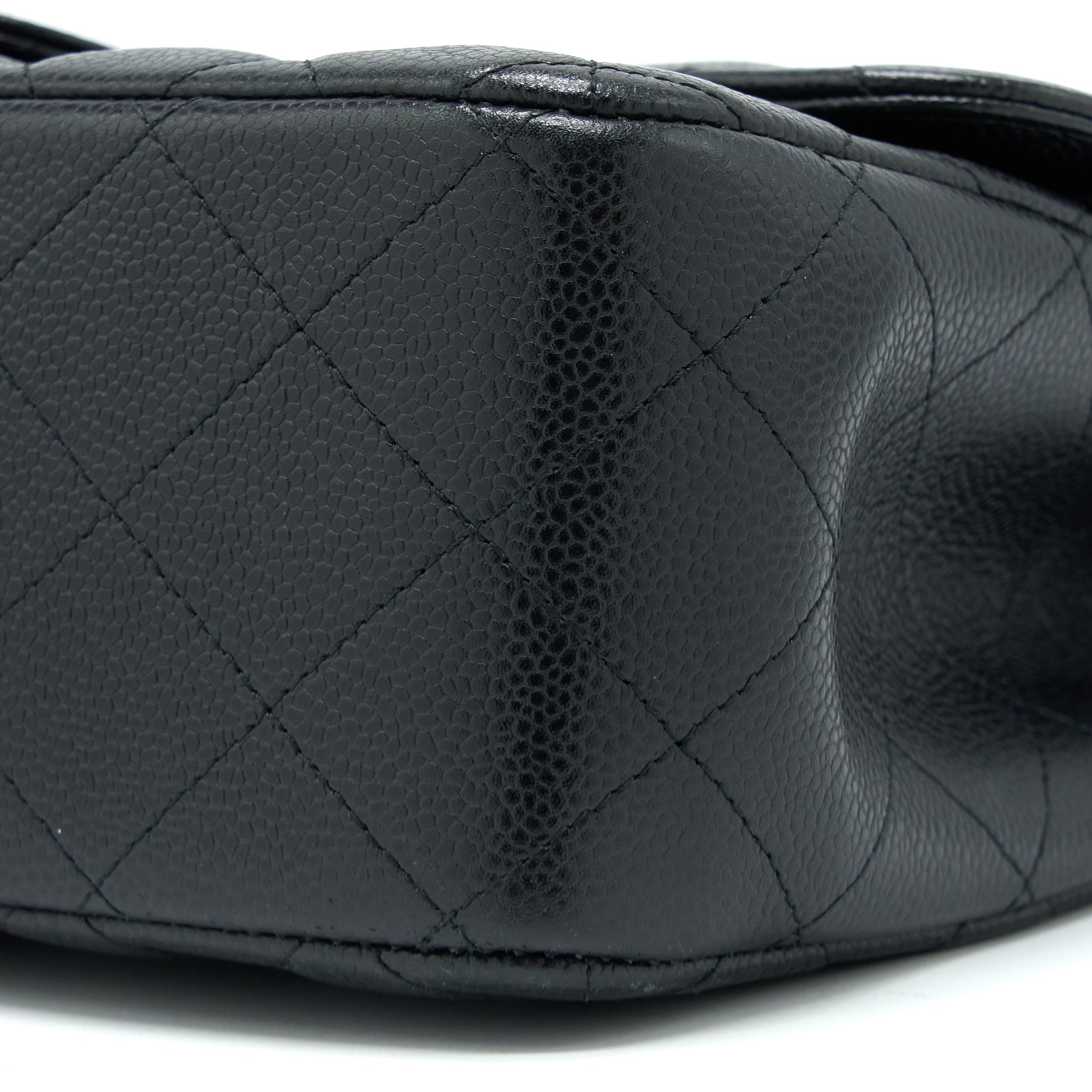 Chanel Classic Jumbo Double Flap Bag Caviar Black
