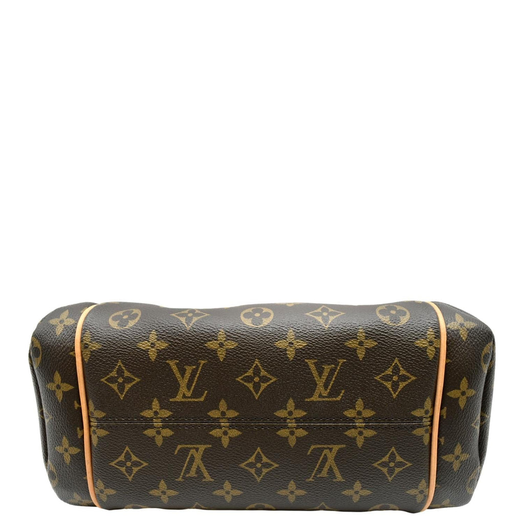 LOUIS VUITTON Totally PM Monogram Canvas Shoulder Tote Bag Brown