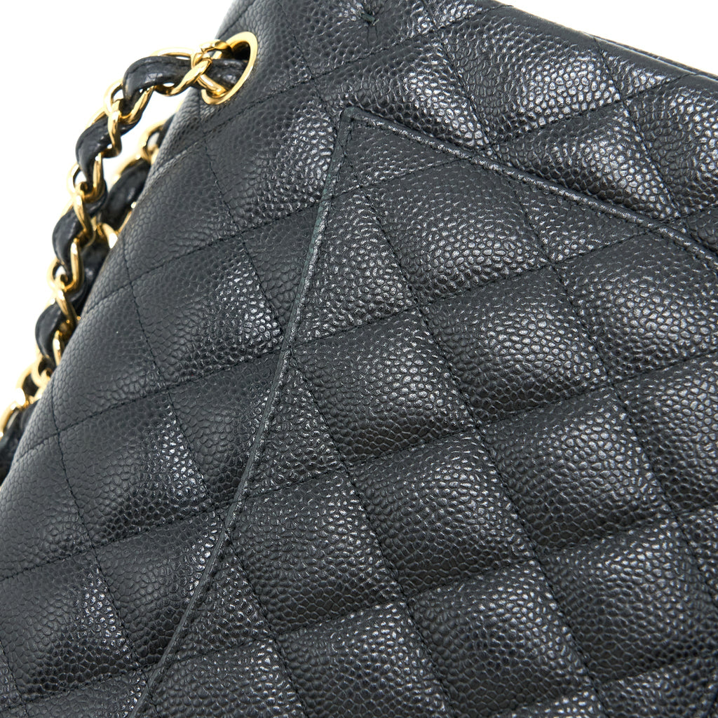 Chanel Classic Jumbo Double Flap Bag Caviar Black
