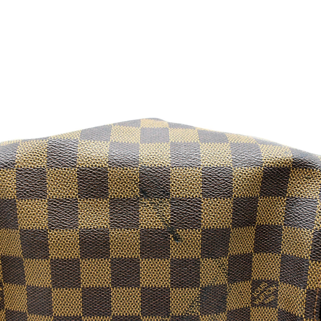 LOUIS VUITTON Sistina MM Damier Ebene Shoulder Bag Brown