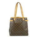LOUIS VUITTON Batignolles Vertical Monogram Canvas Tote Bag Brown