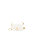 Chanel Pearl Crush Mini Rectangular Lambskin White  (Microchip)