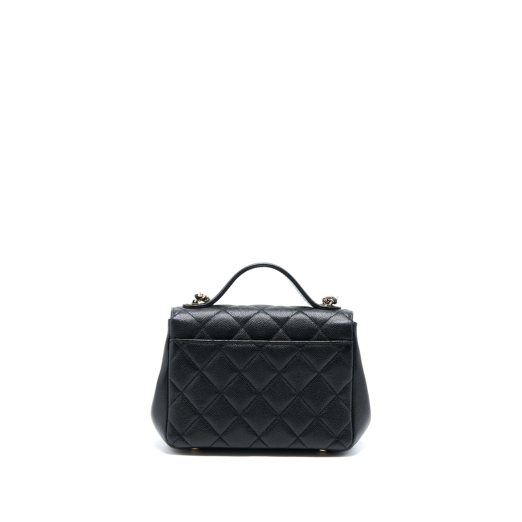 Chanel Small Business Affinity Caviar Black L (Microchip)