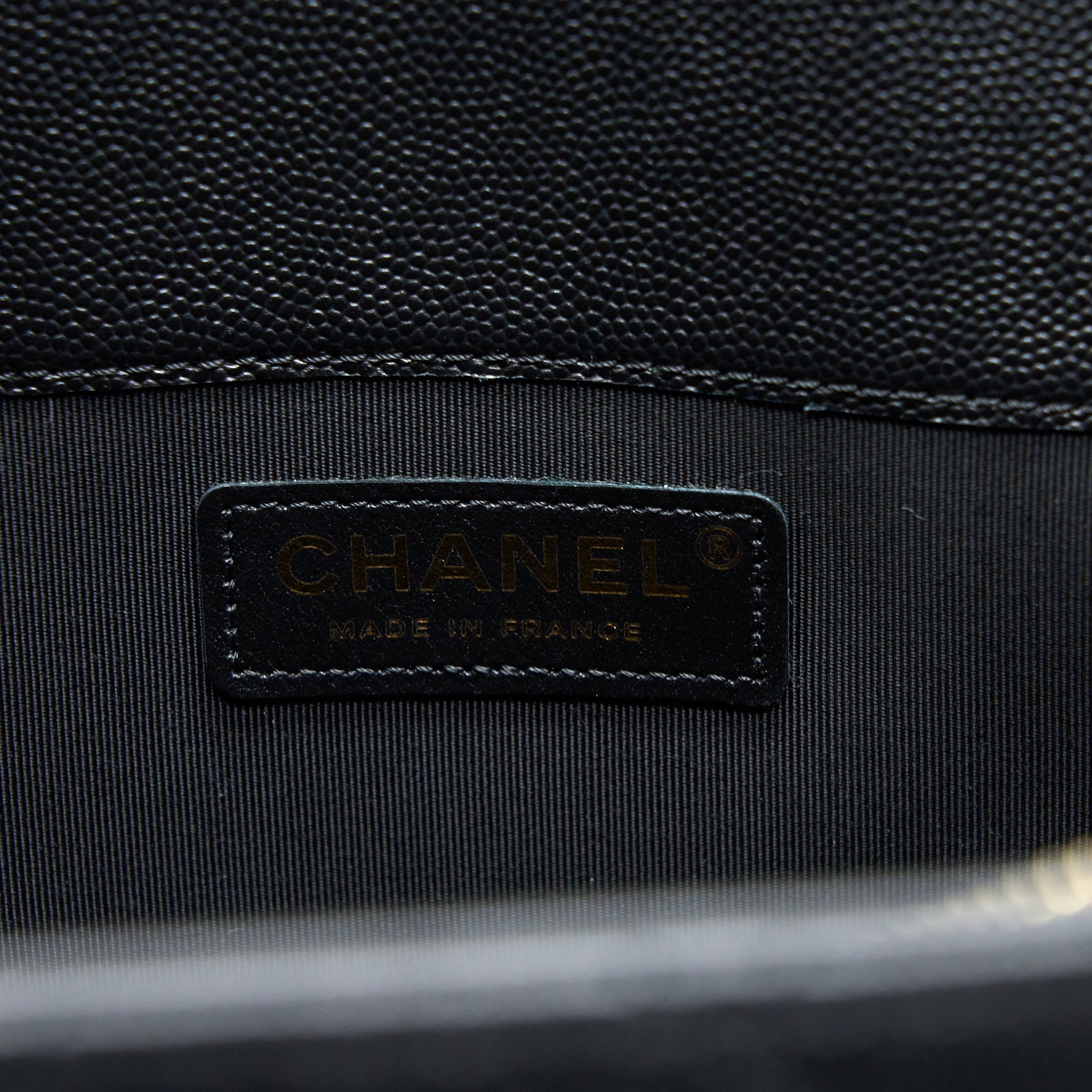 Chanel 19C Large Shopping Tote Bag Caviar Black L
