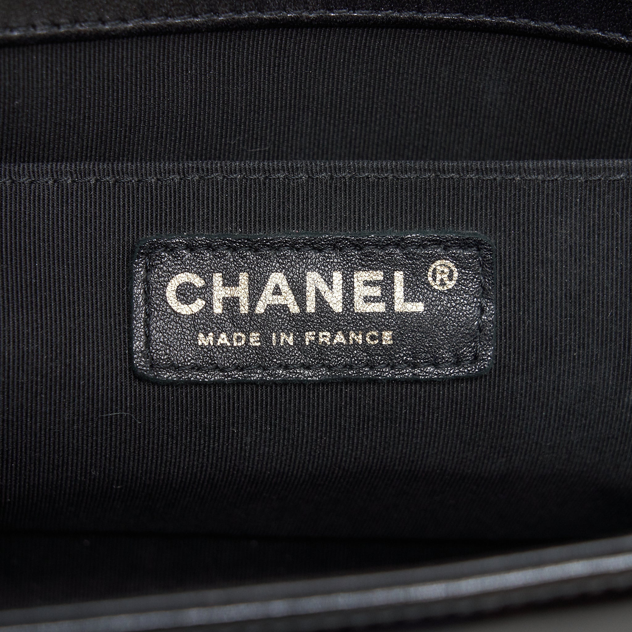 Chanel Medium Le Boy Patent Leather Black L