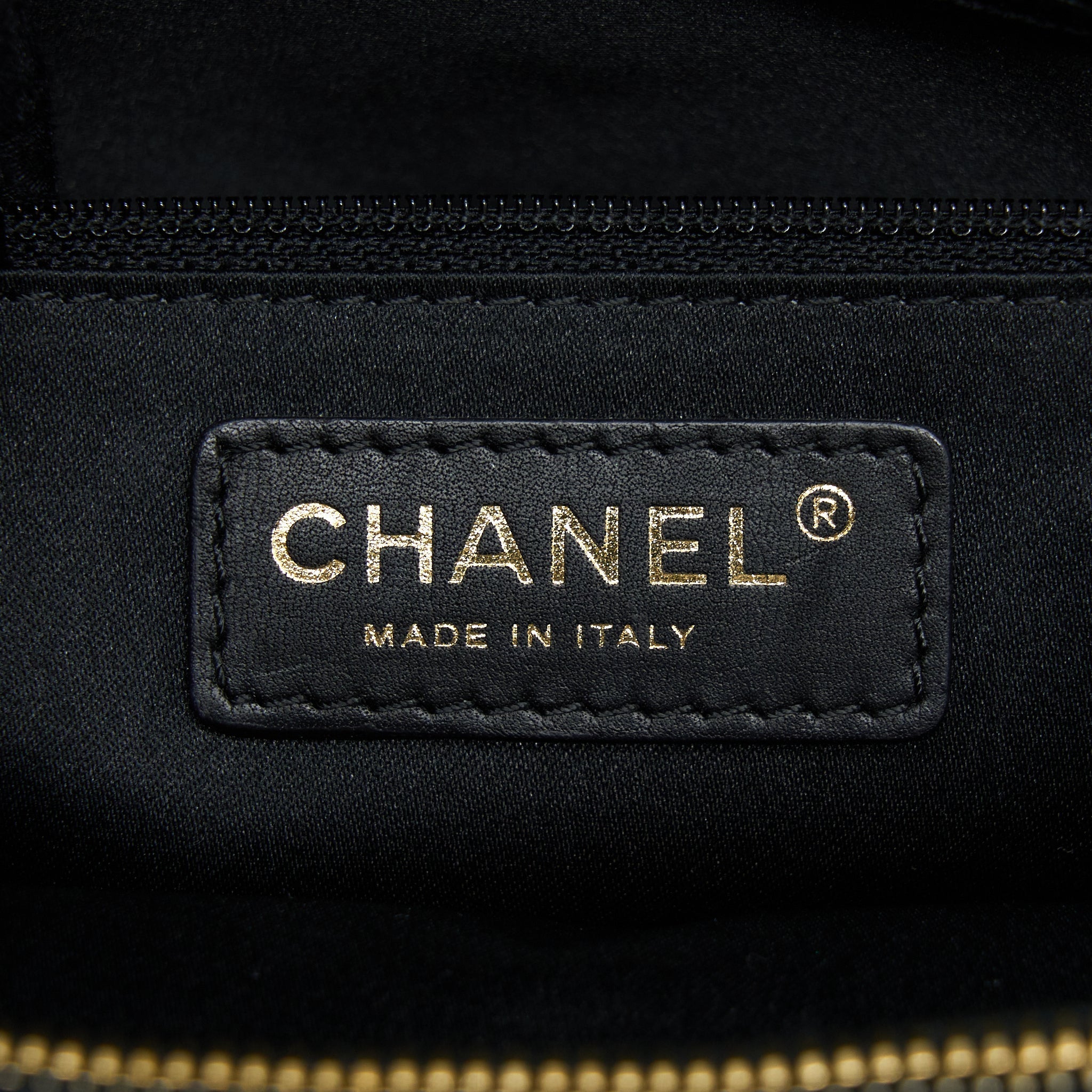 Chanel Grand Shopping Tote Bag Caviar Black