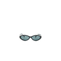 Chanel Oval Sunglasses Acetate & Imitation Pearls Black/White