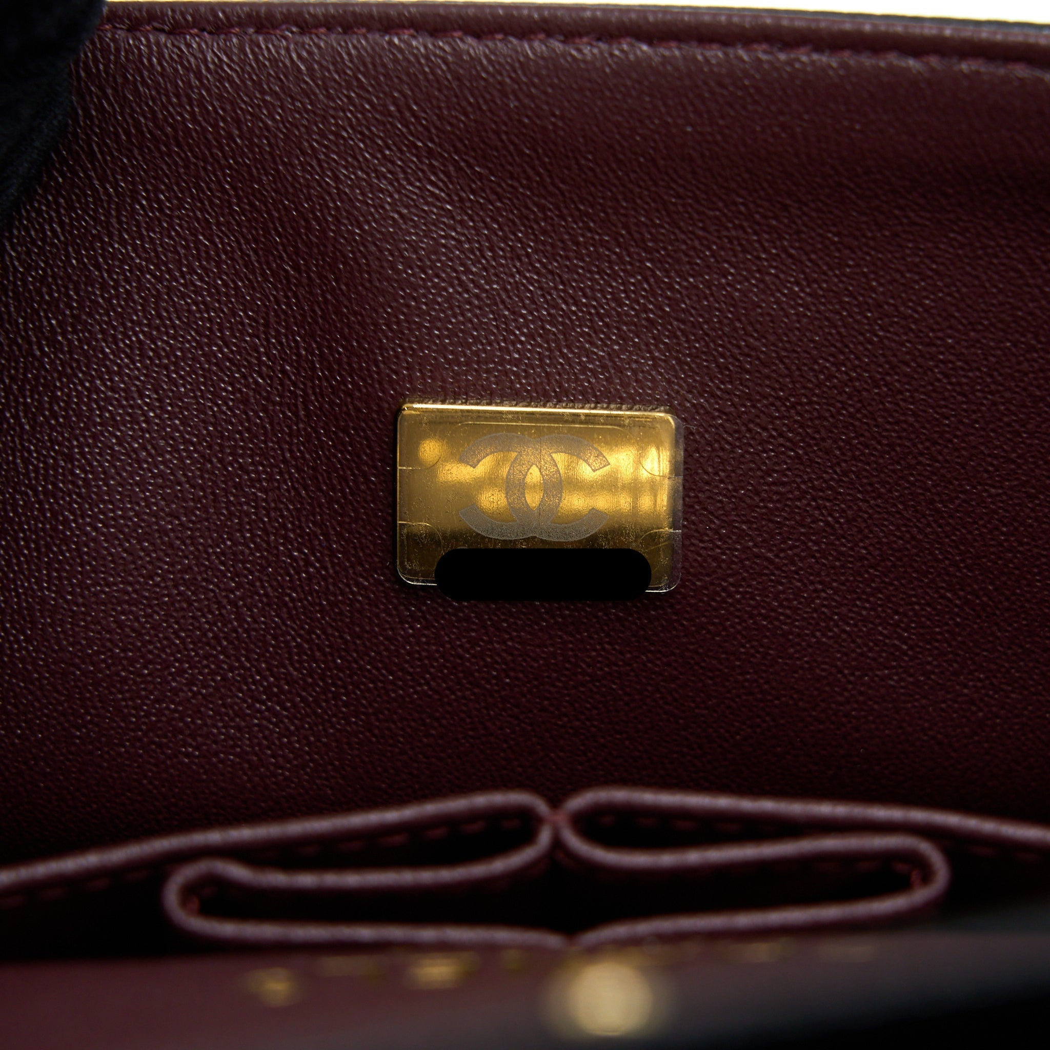 Chanel Small Classic Double Flap Bag Caviar Black  (Microchip)