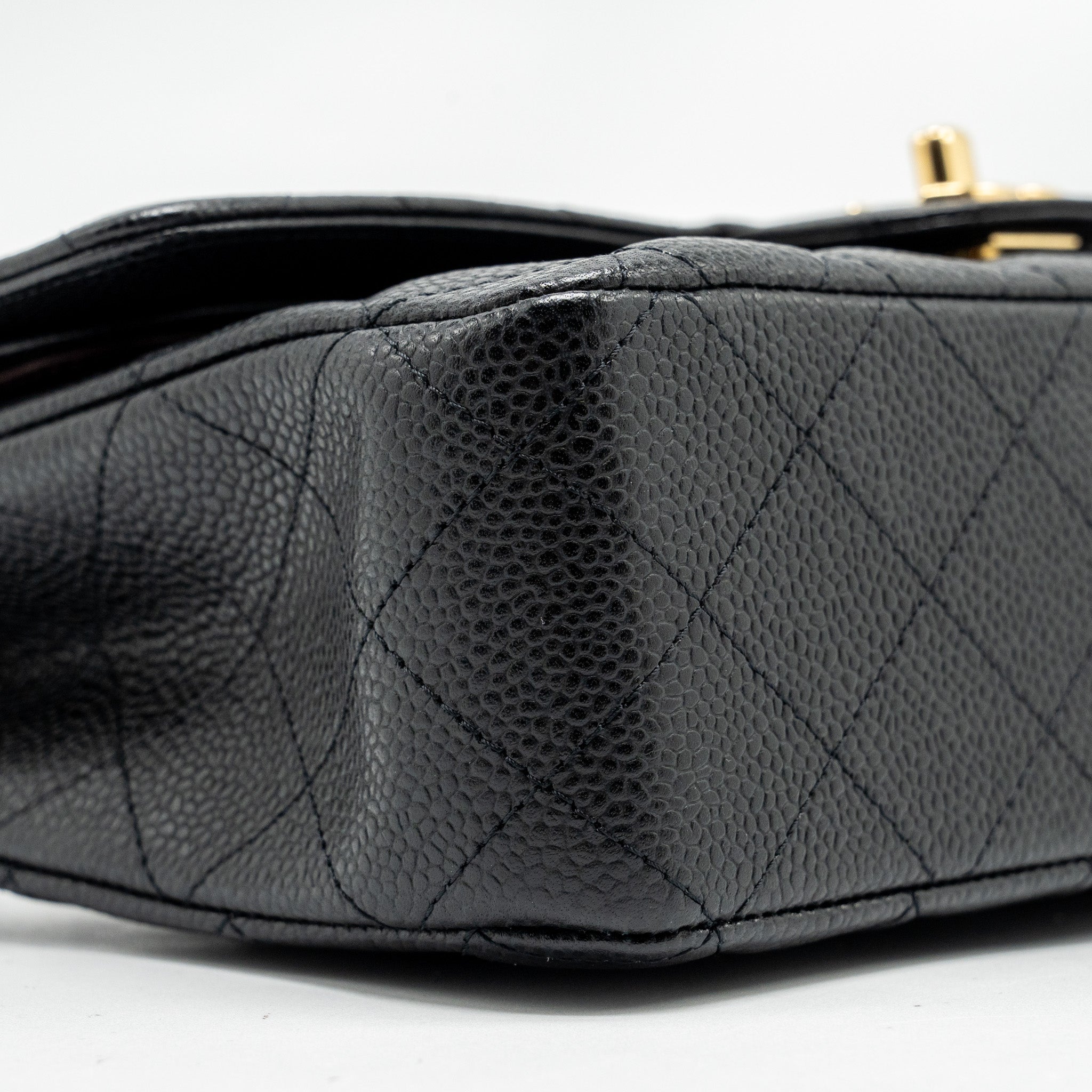 Chanel Medium Classic Double Flap Bag Caviar Black