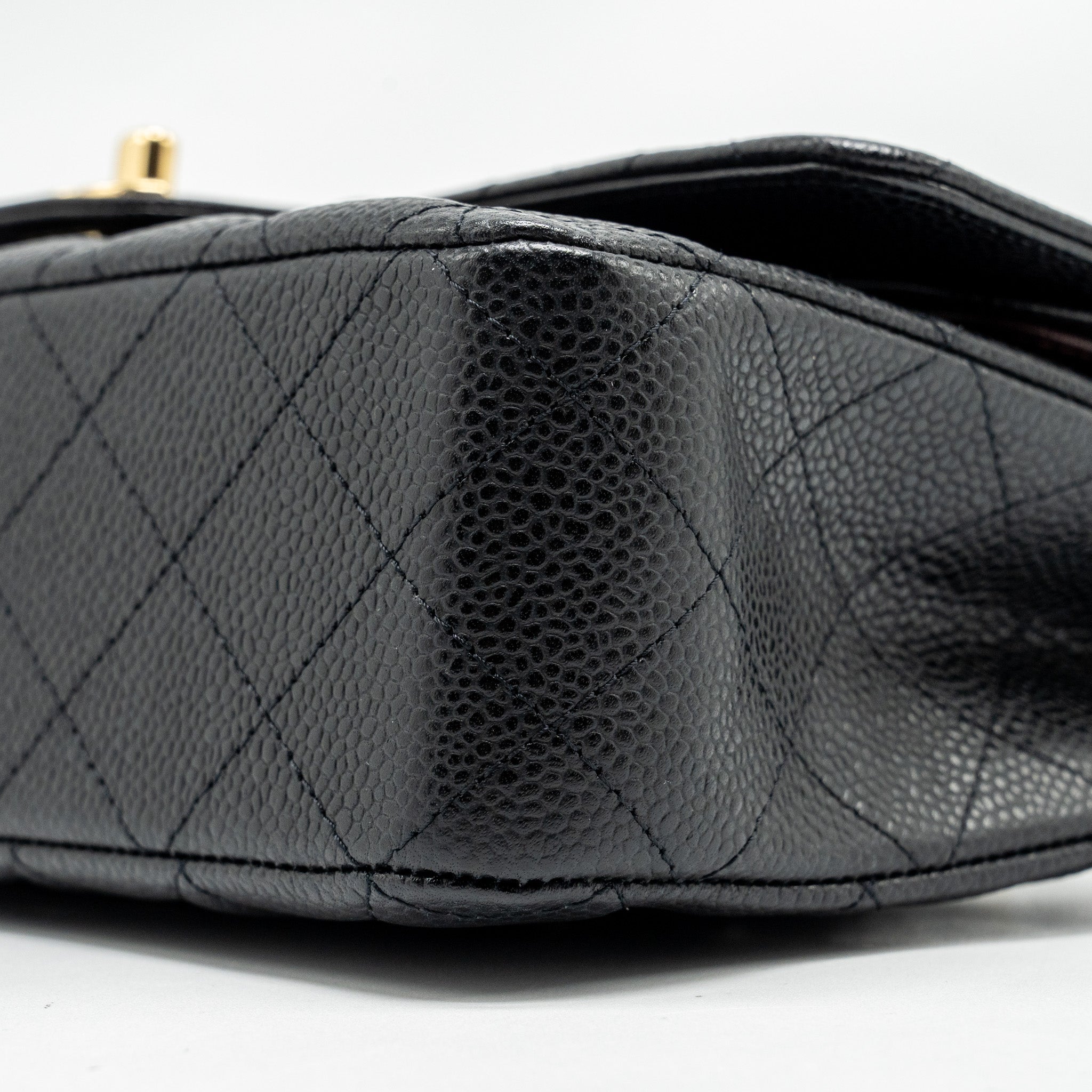 Chanel Medium Classic Double Flap Bag Caviar Black