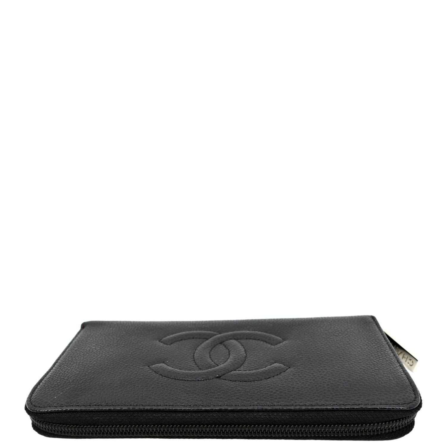 CHANEL Timeless CC Zipped Organizer Wallet Black