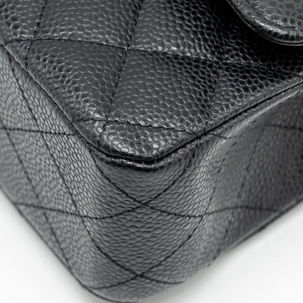 Chanel Medium Classic Double Flap Bag Caviar Black